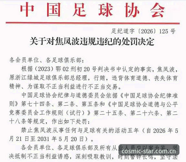 星空体育官网手机版必备 中国足球打假风暴的4个关键维度——从第三批禁足名单看行业深度变革